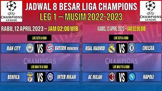 Jadwal 16 Besar Liga Champion 2023 Live Sctv